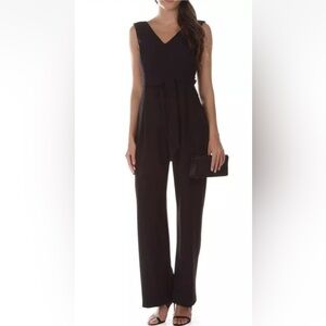 Calvin Klein sleeveless pants suit jumper cross back open back size 4